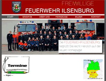 Tablet Screenshot of feuerwehr-ilsenburg.de